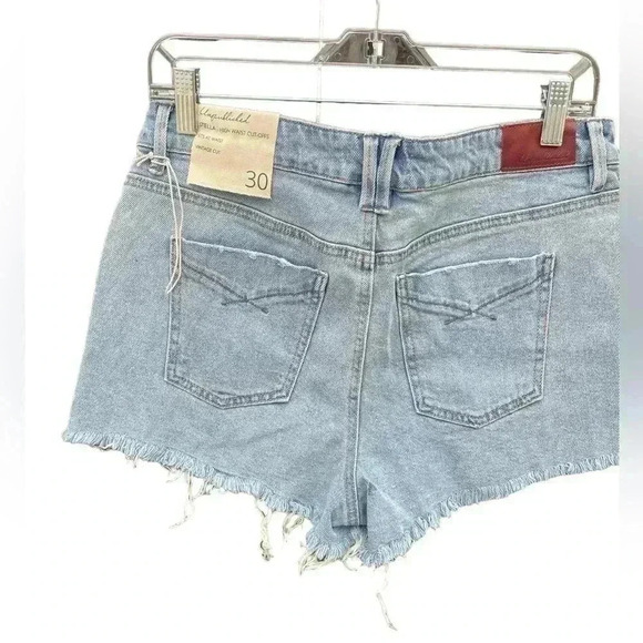 NWT Unpublished Stella denim High Waisted Shorts size 30 - Picture 7 of 7